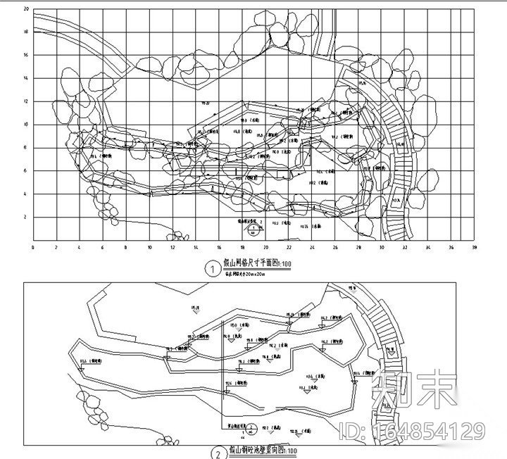 [浙江]省重点中学迁建景观项目施工图cad施工图下载【ID:164854129】