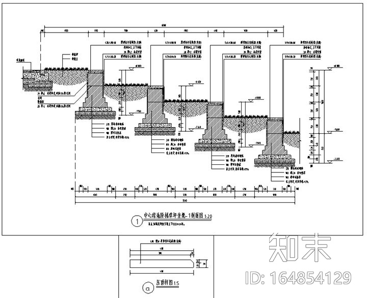 [浙江]省重点中学迁建景观项目施工图cad施工图下载【ID:164854129】