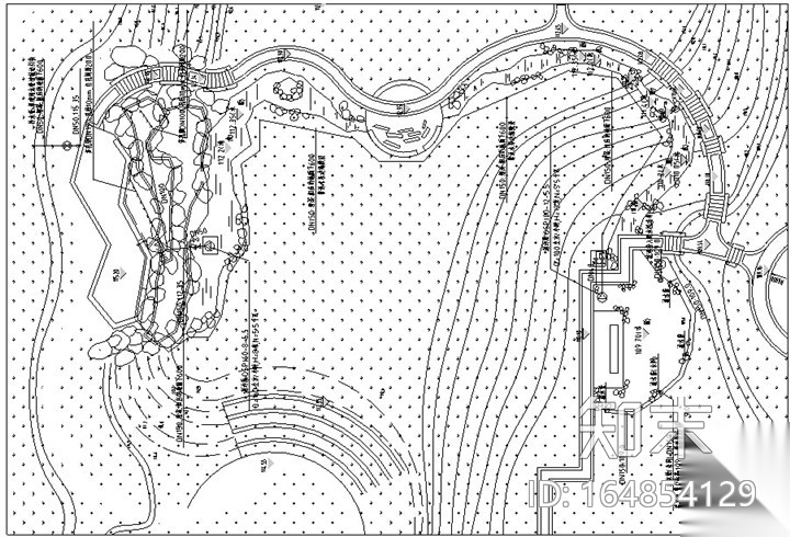 [浙江]省重点中学迁建景观项目施工图cad施工图下载【ID:164854129】