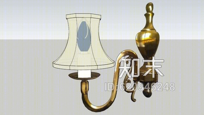 壁灯SU模型下载【ID:620946248】