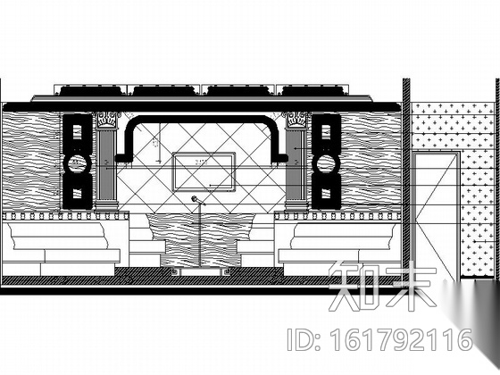 [安徽]豪华高档KTV室内设计CAD施工图施工图下载【ID:161792116】