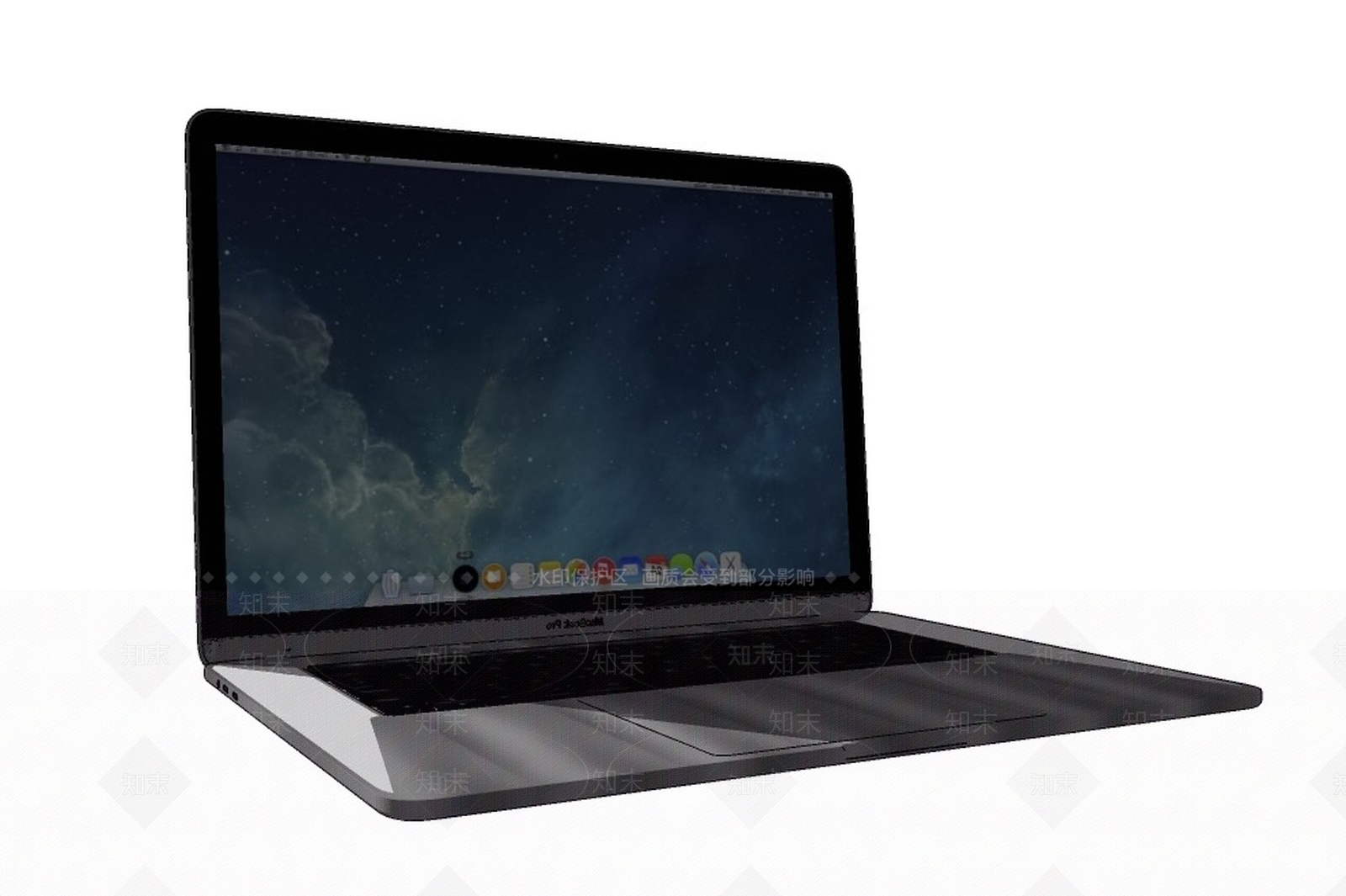 现代苹果笔记本电脑SU模型下载【ID:194627130】