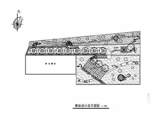 某住宅小区景观设计图纸cad施工图下载【ID:161098111】