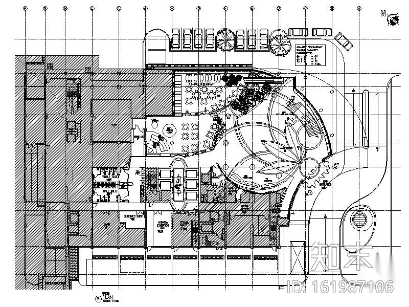 [上海]某知名大酒店客房室内装修图cad施工图下载【ID:161987106】