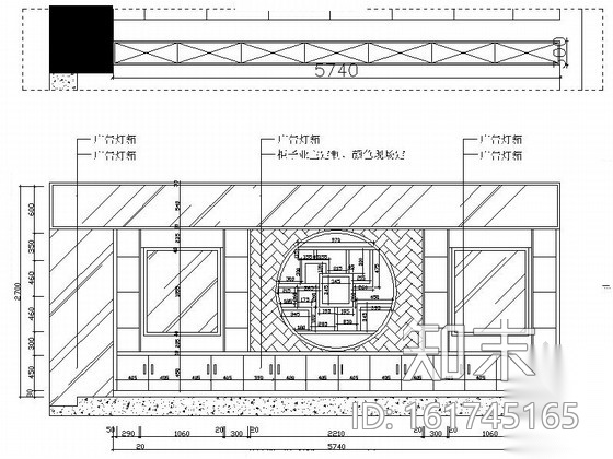 [上海]某名酒专卖店室内装修施工图（含效果）cad施工图下载【ID:161745165】