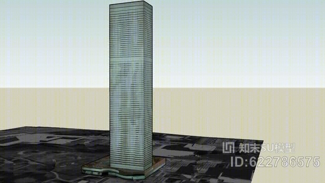 水绿色SU模型下载【ID:622786575】