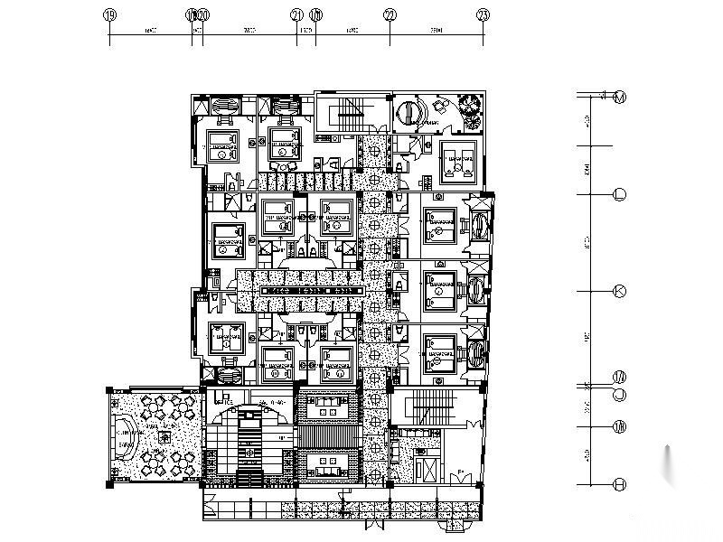 某SPA馆设计方案图cad施工图下载【ID:160709158】