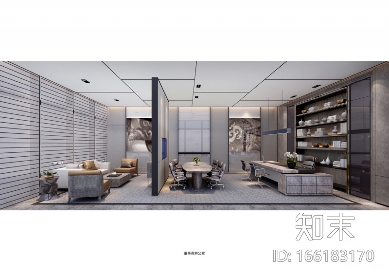 24套商业办公室内设计方案文本施工图下载【ID:166183170】