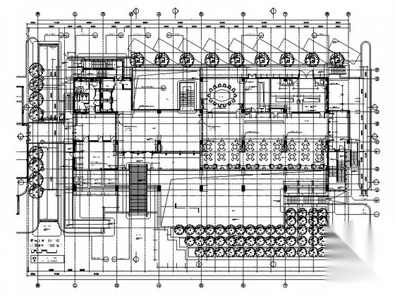 [上海]某知名高校七层教学楼扩建施工图cad施工图下载【ID:166553104】