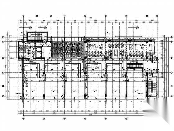 [上海]某知名高校七层教学楼扩建施工图cad施工图下载【ID:166553104】