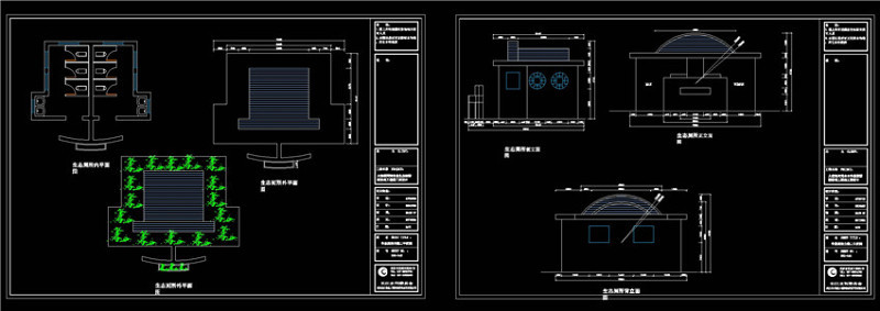 生态厕所CAD景观图纸cad施工图下载【ID:149700157】
