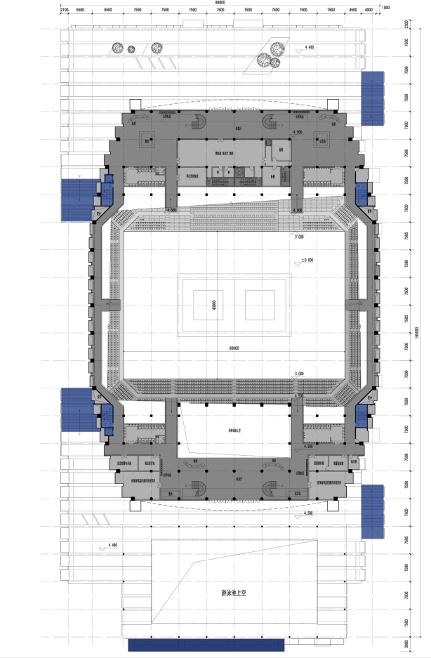 [北京]大学跆拳道馆建筑设计方案文本(含CAD及pad文件...施工图下载【ID:151670171】