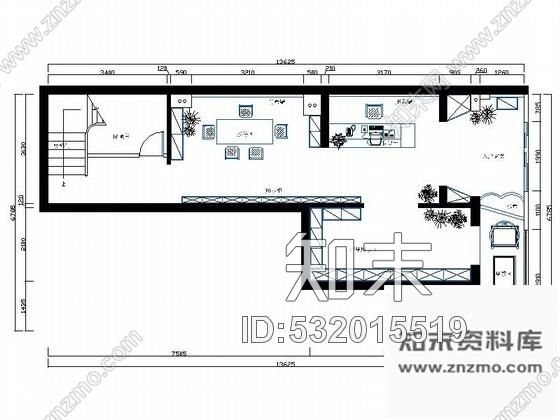 施工图陕西经典中式特色茶楼装修室内设计图含效果cad施工图下载【ID:532015519】