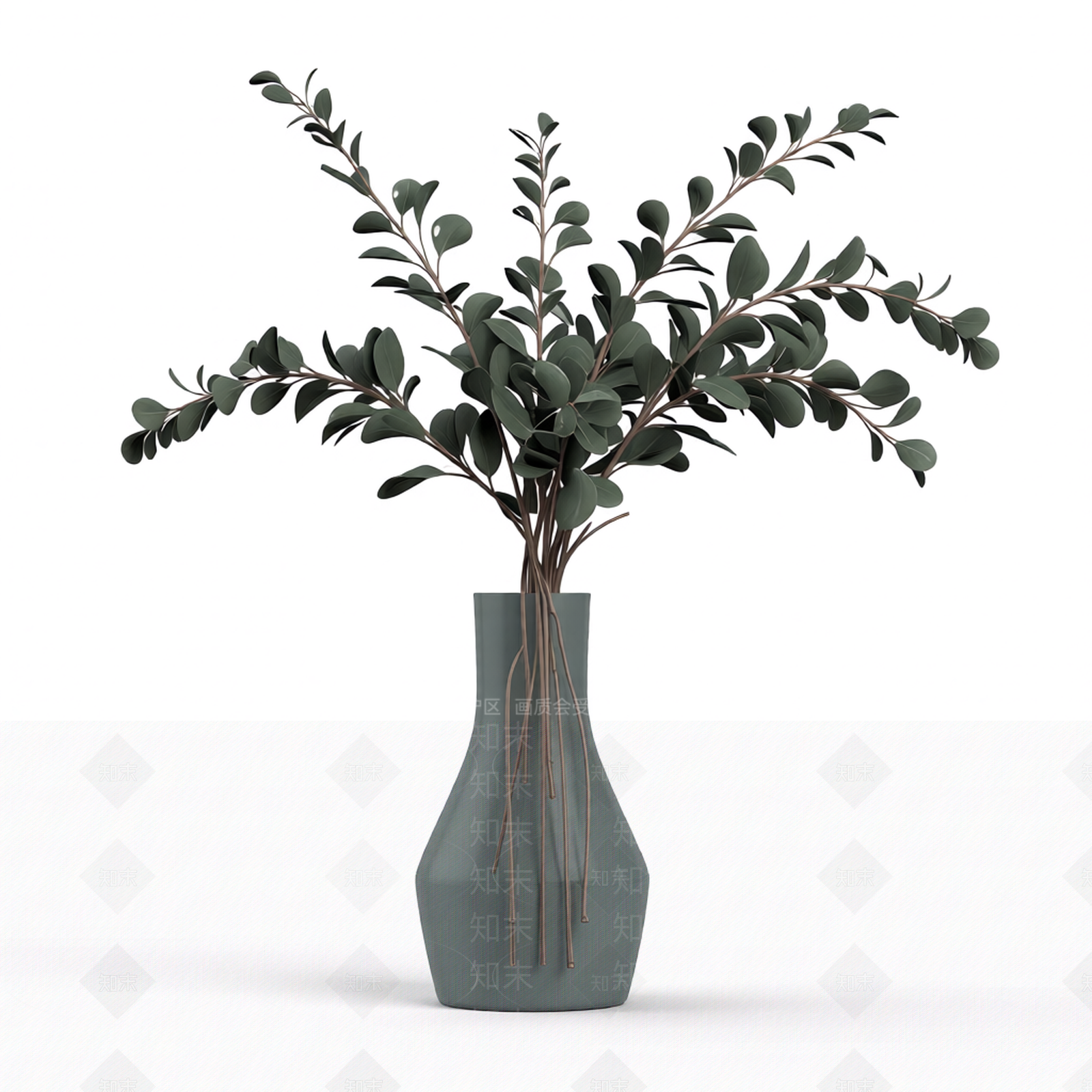 带盆绿植装饰3D模型下载【ID:1206205449】