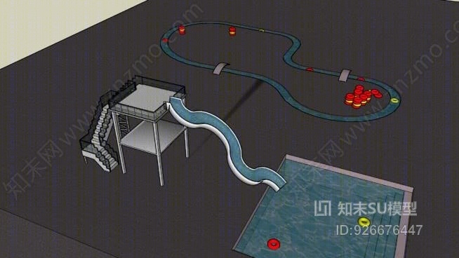 水上公园SU模型下载【ID:926676447】