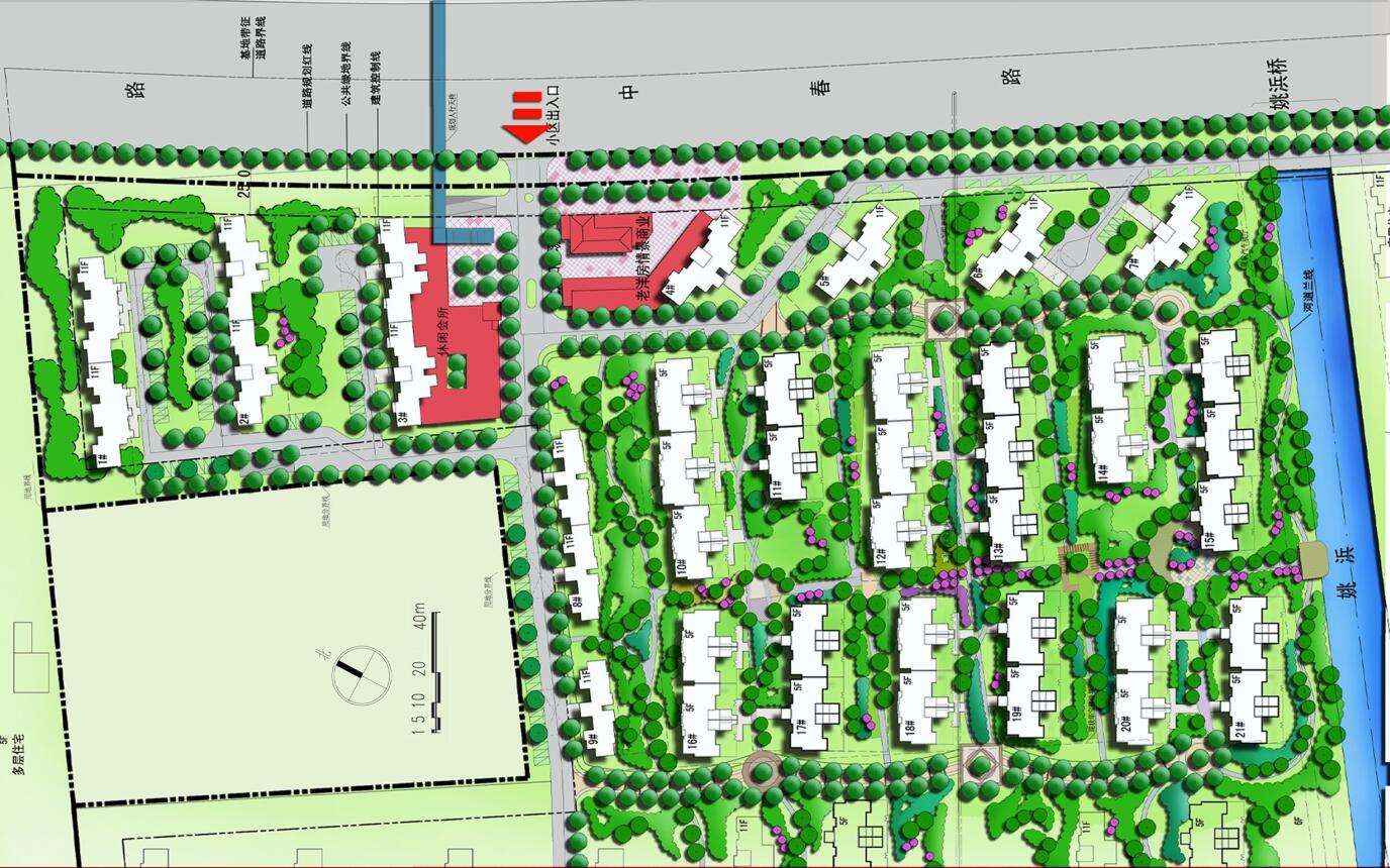 [上海]万科千墅一期建筑方案文本（欧陆风格）cad施工图下载【ID:167942193】