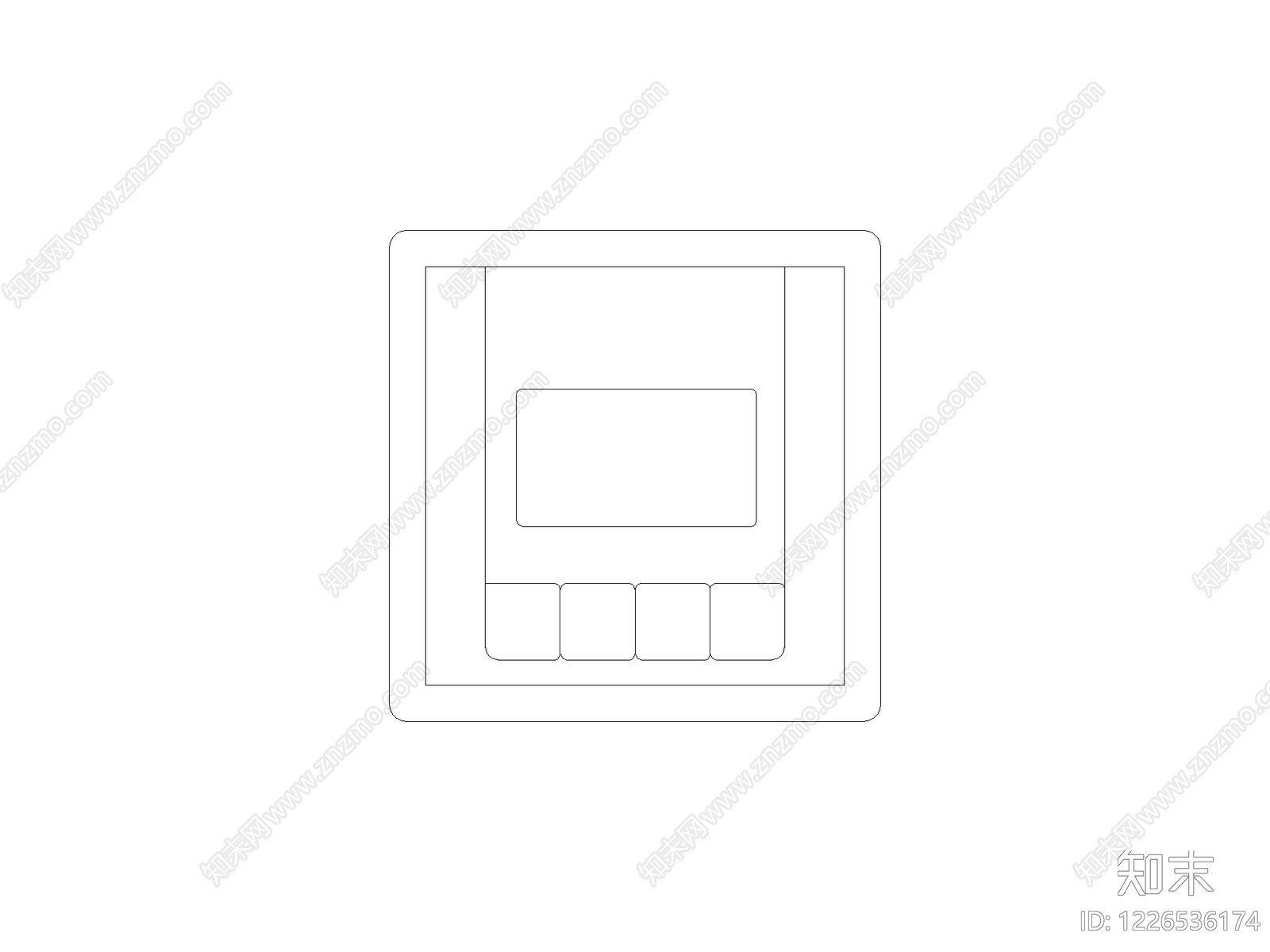 开关插座CAD图纸