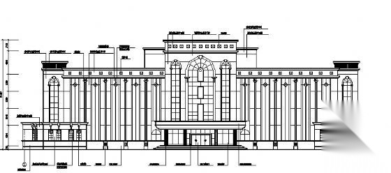 某四层综合楼建筑施工图施工图下载【ID:151424124】