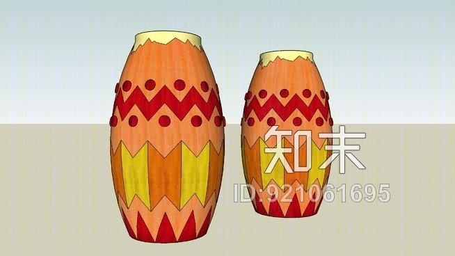 非洲鼓SU模型下载【ID:921061695】