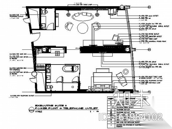 皇冠酒店异型行政套房3施工图cad施工图下载【ID:161984102】