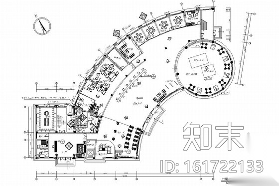 [南昌]大型房地产开发公司售楼处大厅装修图（含效果图）施工图下载【ID:161722133】