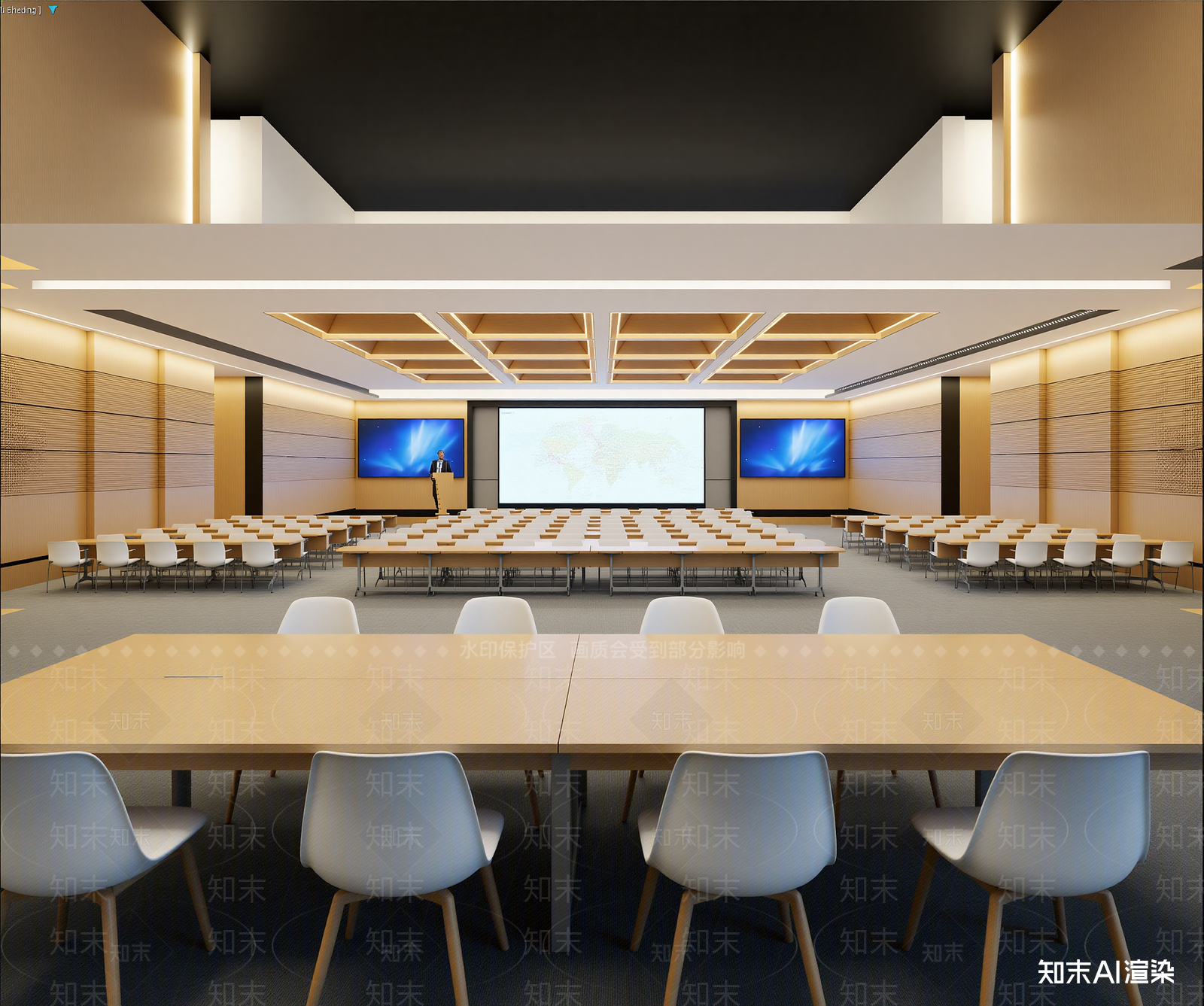 报告厅3D模型下载【ID:1213970647】