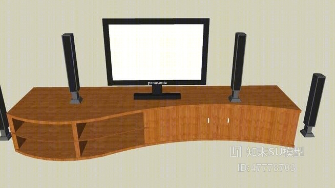 电视SU模型下载【ID:47778703】
