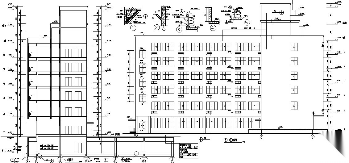 小学建筑设计初设图CADcad施工图下载【ID:167222193】