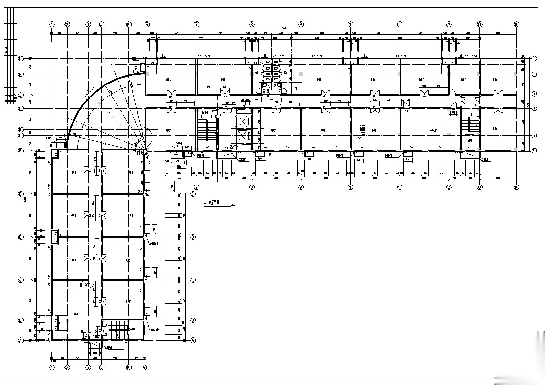 小学建筑设计初设图CADcad施工图下载【ID:167222193】