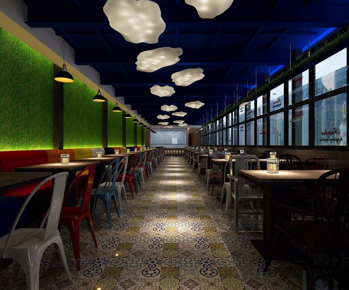 叙品设计（蒋国兴）--哈金饭吧施工图纸施工图下载【ID:36986060】