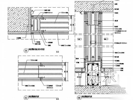 [上海]某现代风综合办公楼电梯间及卫生间室内装修施工图...cad施工图下载【ID:161812195】