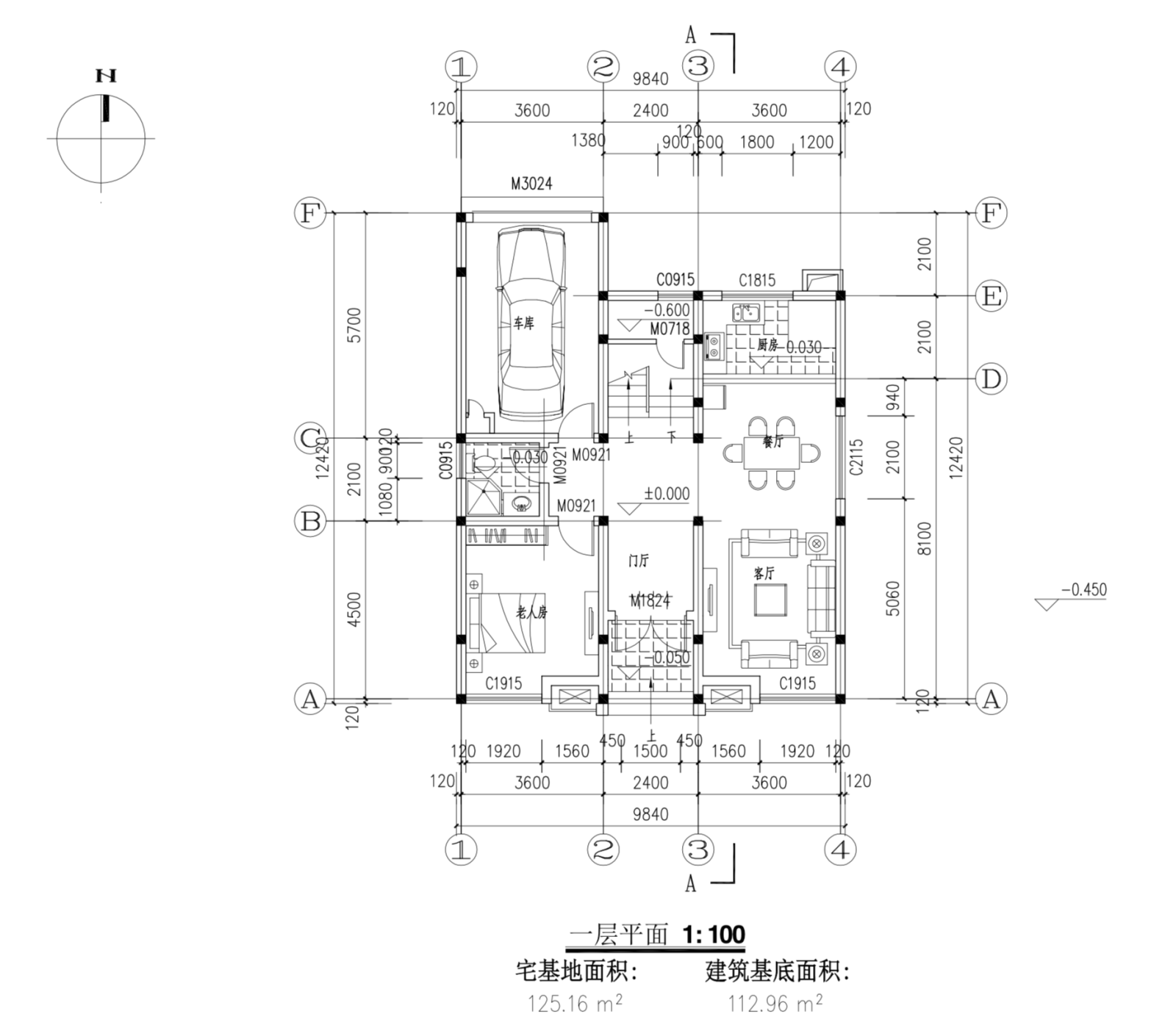 美式新农村3层独栋别墅自建房建筑施工图下载【ID:149888155】