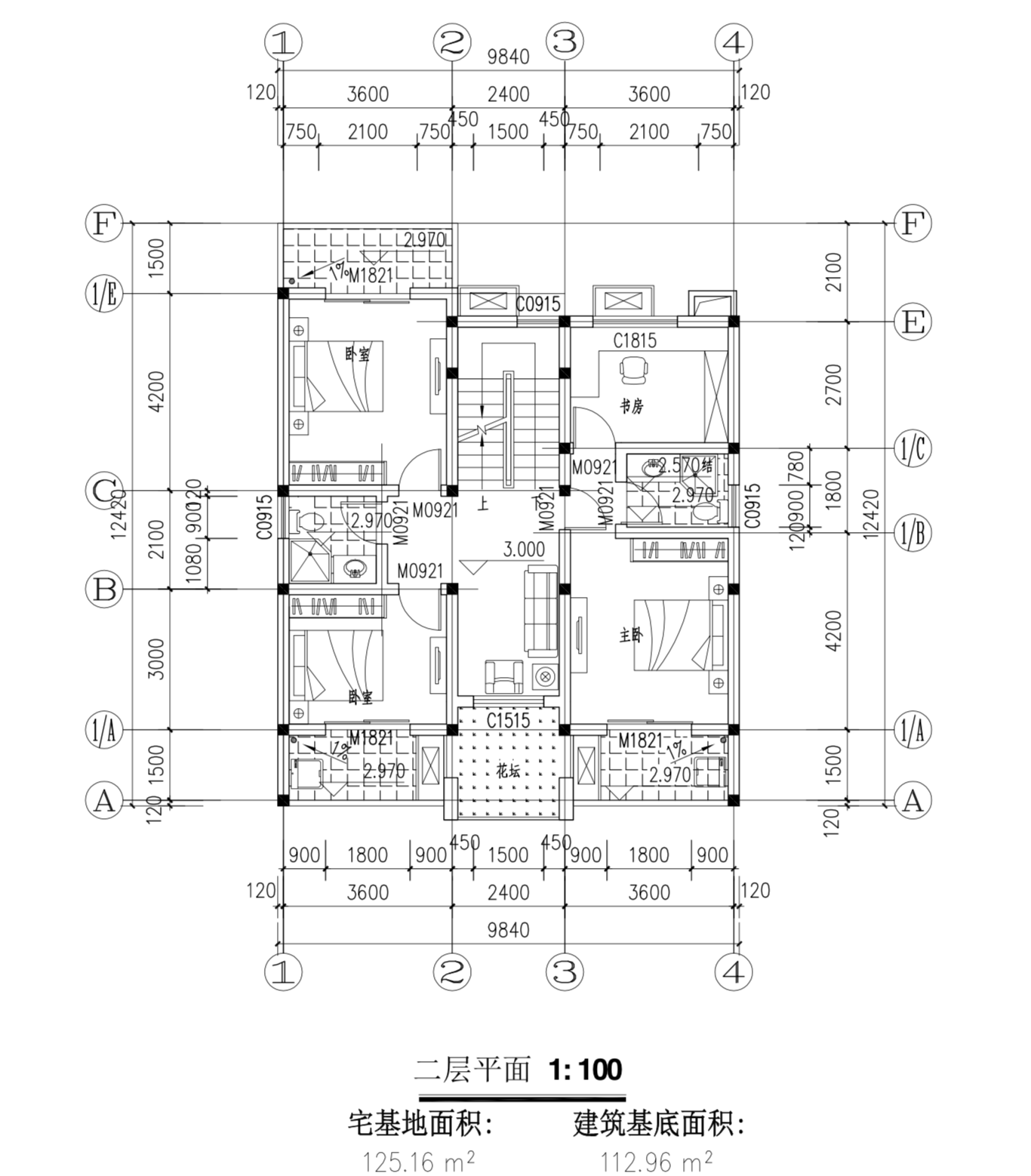 美式新农村3层独栋别墅自建房建筑施工图下载【ID:149888155】