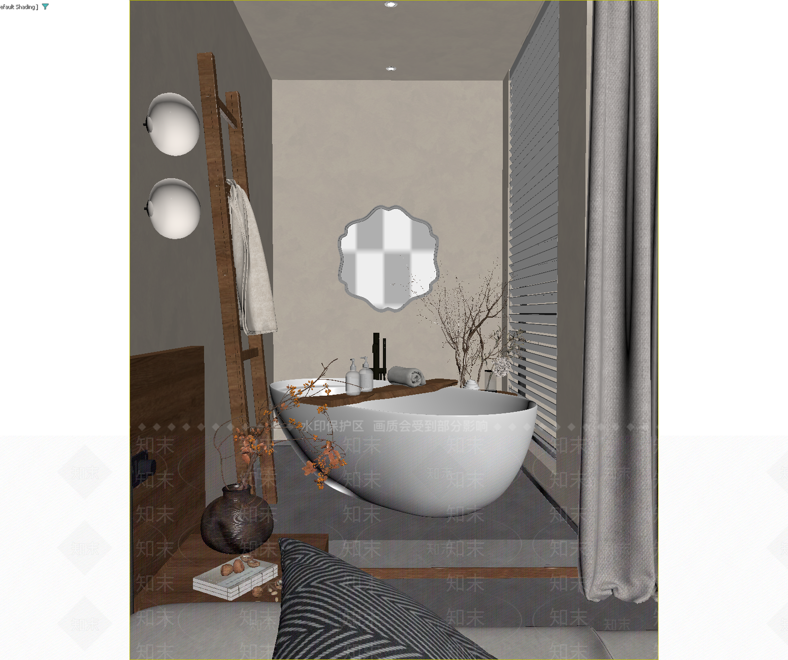 侘寂卫生间3D模型下载【ID:1214825071】