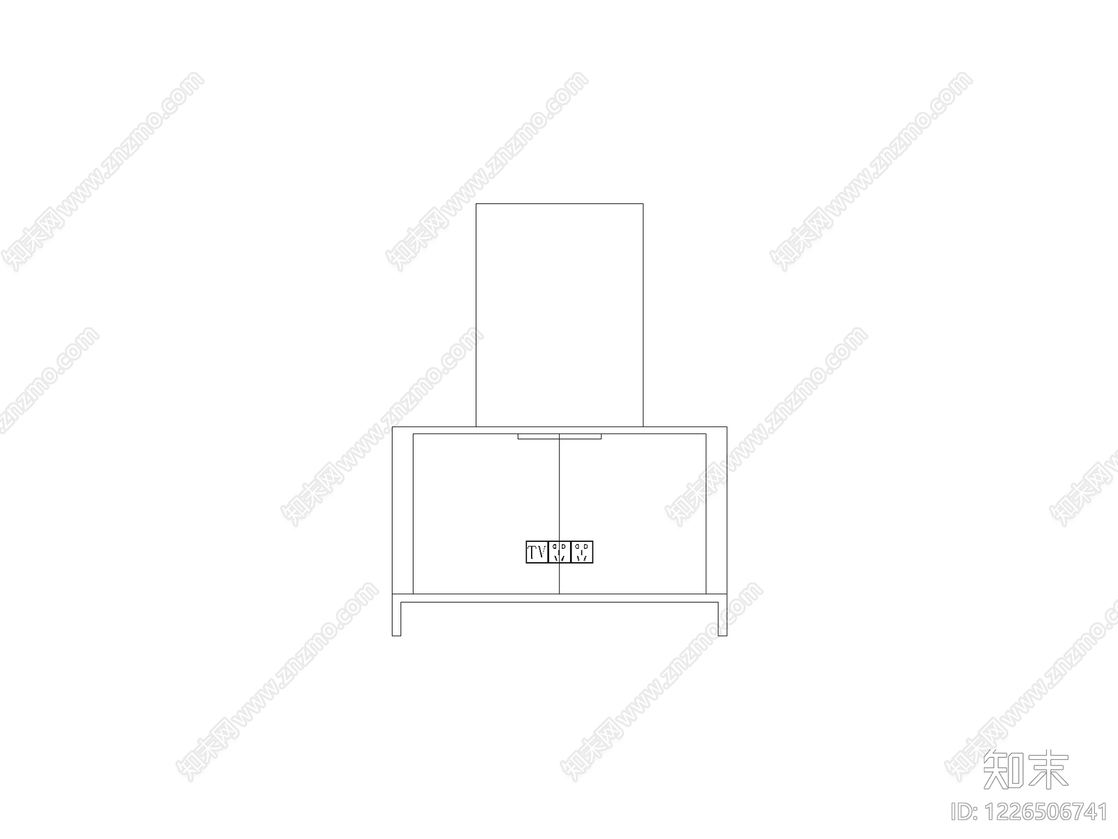 柜子cad施工图下载【ID:1226506741】