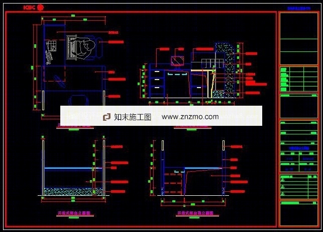 深圳南利银行网点施工图cad施工图下载【ID:36923569】