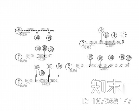 [山东]工业厂房给排水消防施工图施工图下载【ID:167968177】