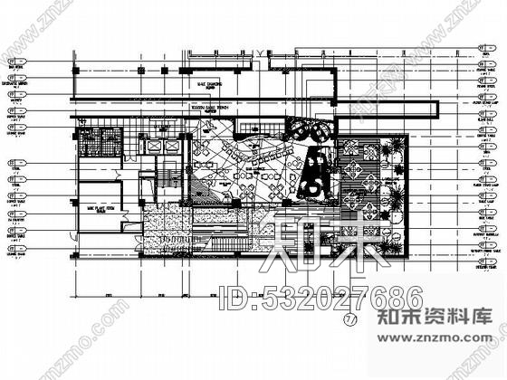 施工图北京时尚高档三星级酒店酒吧装修图含效果cad施工图下载【ID:532027686】