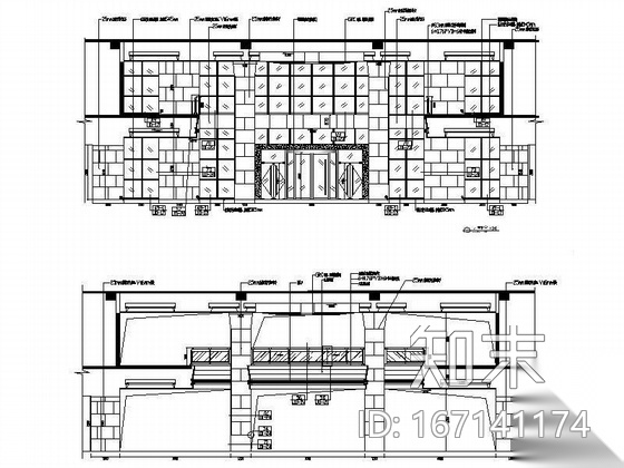 [上海]知名商区写字楼内装竣工图(含效果图)cad施工图下载【ID:167141174】