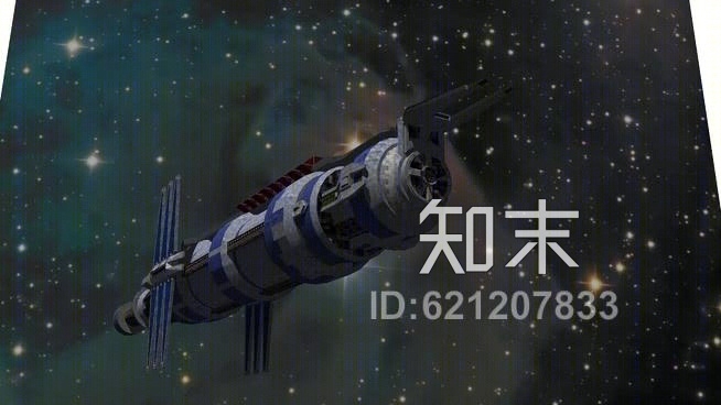 巴比伦5空间站SU模型下载【ID:621207833】