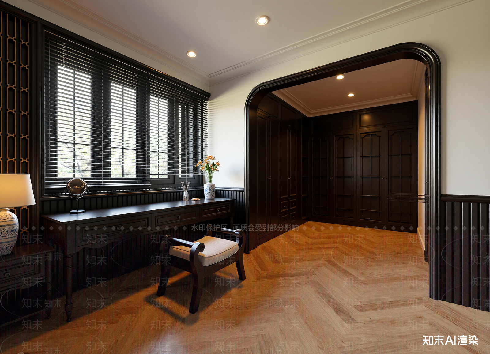 现代衣帽间3D模型下载【ID:1214753665】