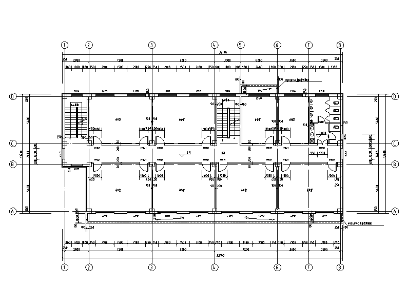 恒和世家物业楼建筑施工图cad施工图下载【ID:149932126】