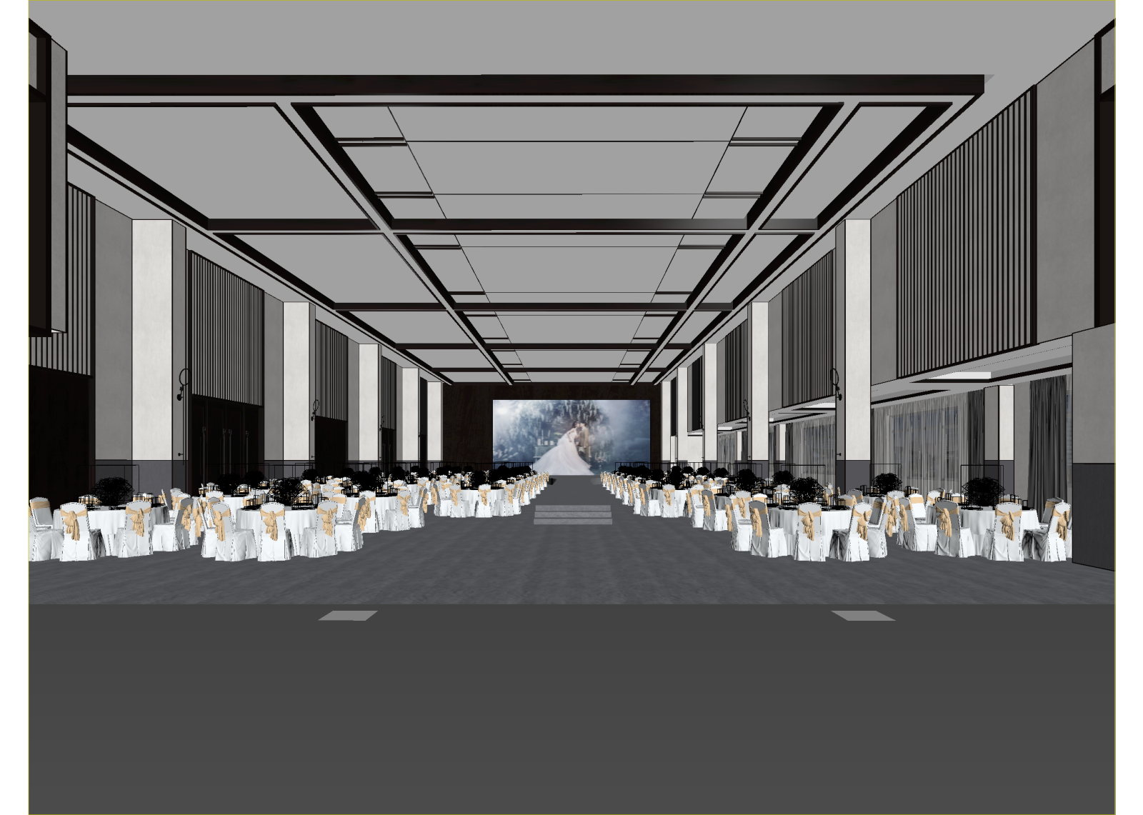 新中式其他展厅3D模型下载【ID:1214840573】