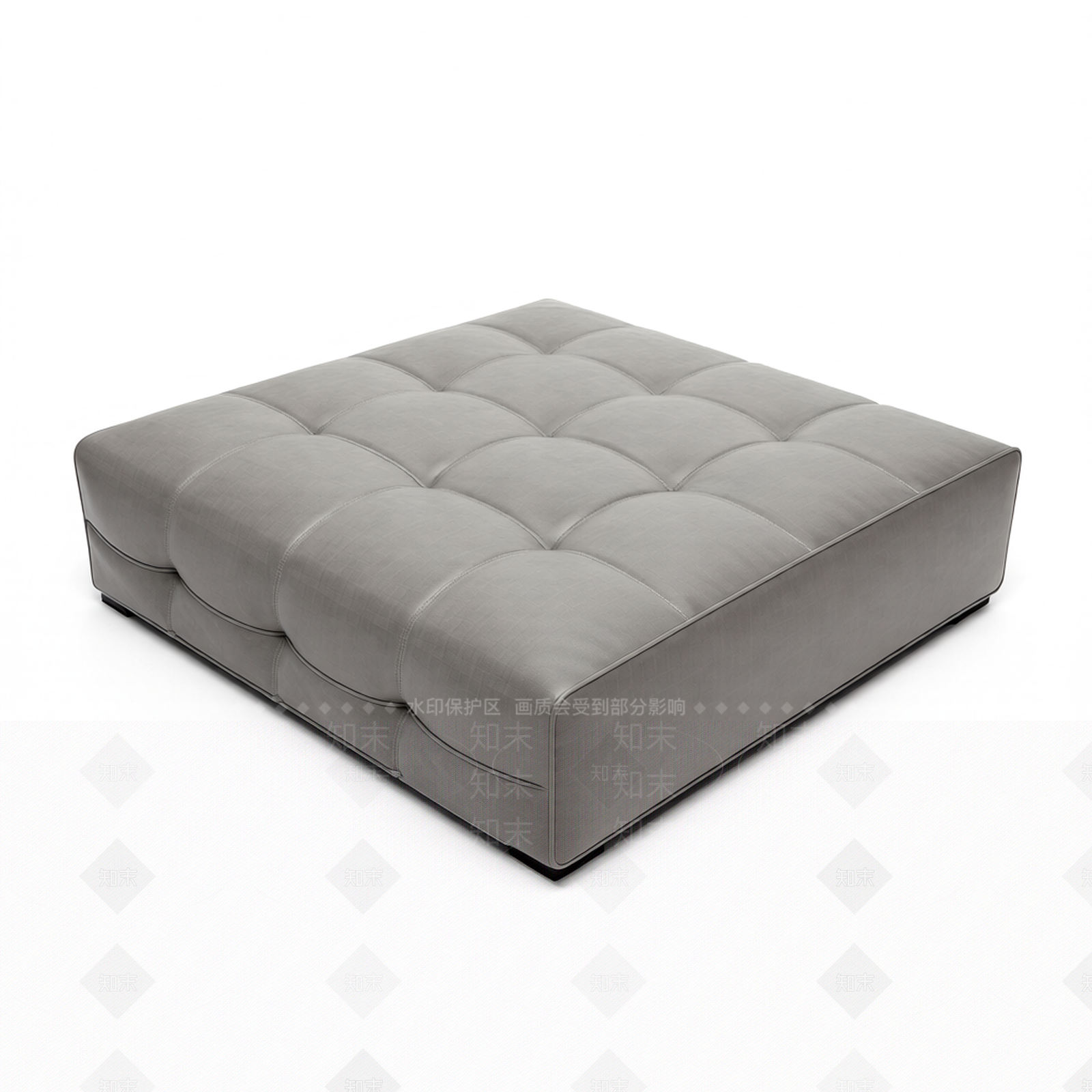 绗缝软垫坐具3D模型下载【ID:1206196071】