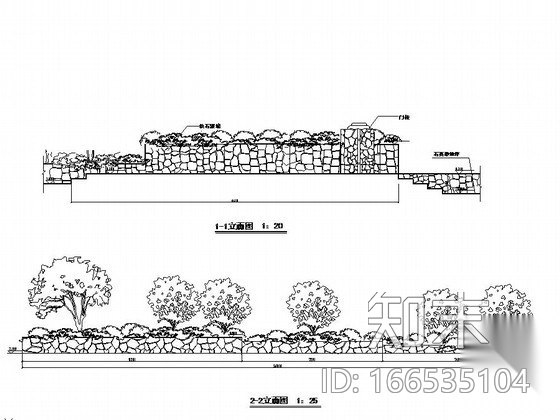 别墅景观设计方案总图cad施工图下载【ID:166535104】