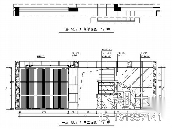 [瑞金]独创别墅群新古典中式三层别墅样板房装修图cad施工图下载【ID:161837141】