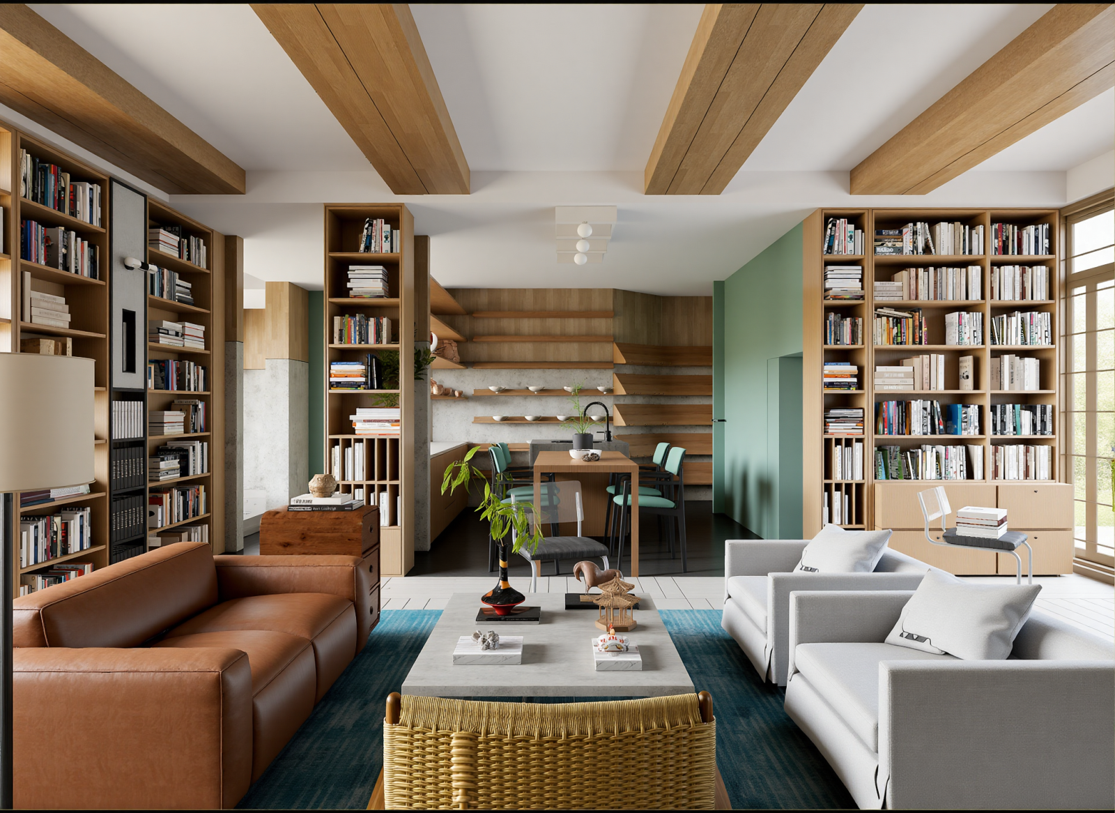 工业家居客厅3D模型下载【ID:1214733841】