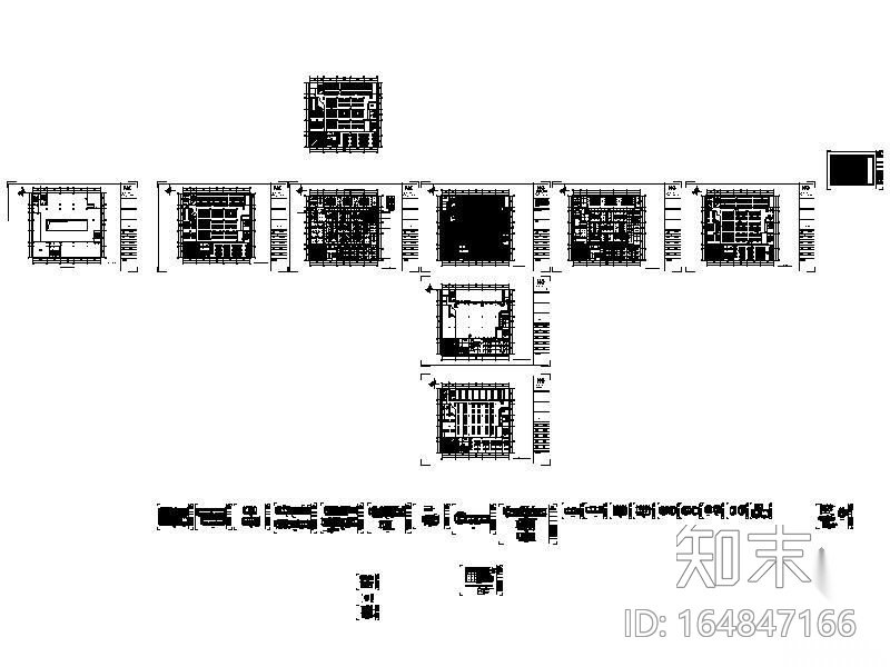 某网吧设计装修图(含实景)cad施工图下载【ID:164847166】