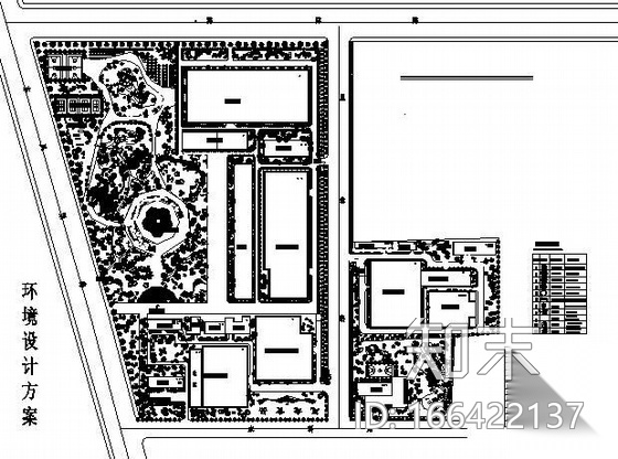 [河南]某工业园区景观设计cad施工图下载【ID:166422137】
