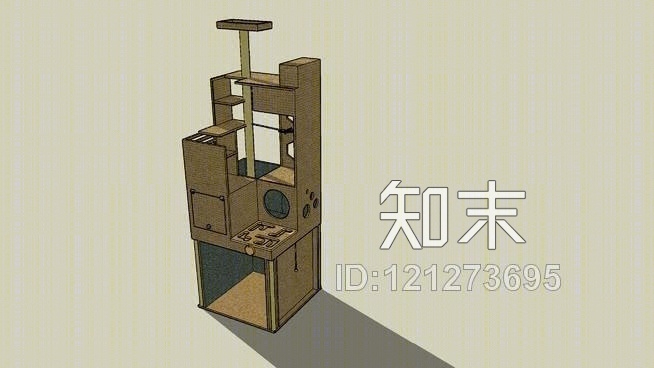 猫树/房子SU模型下载【ID:121273695】